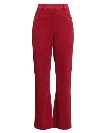 B.yu B. Yu Woman Pants Brick Size M Polyester, Polyamide, Elastane In Red