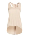 B.yu B. Yu Woman Top Beige Size Xs Viscose In Neutral