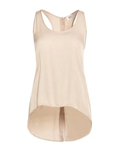 B.yu B. Yu Woman Top Beige Size Xs Viscose In Neutral