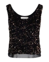 B.yu B. Yu Woman Top Black Size L Polyester In Black
