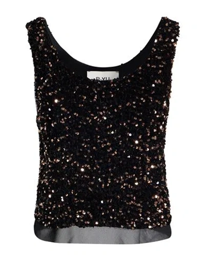 B.yu B. Yu Woman Top Black Size L Polyester