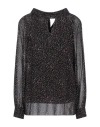 B.yu B. Yu Woman Top Black Size S Polyester, Viscose, Elastane In Black