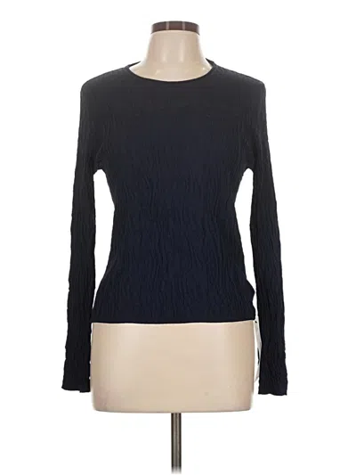 B.yu Long Sleeve Top Black Boatneck Tops