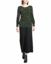B.yu Speckle Sweater In Green In Green