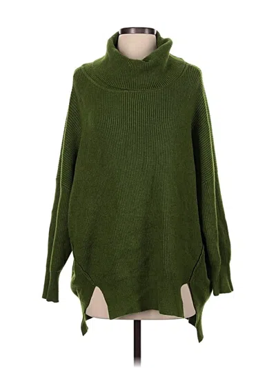 Pre-owned B.yu Turtleneck Sweater In Green