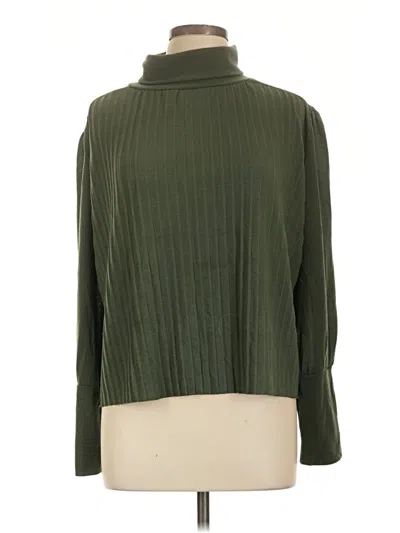 Pre-owned B.yu Turtleneck Sweater In Green