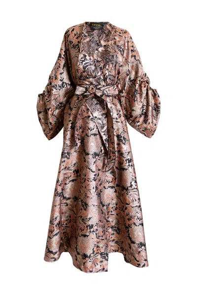 Byvinnik Women's Black / Pink / Purple Parisian Coat In Rigoletto