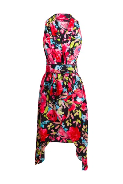 Byvinnik Women's Black / Pink / Purple Variations Duster In Lovefool