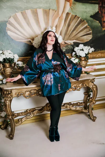 Byvinnik Women's Blue / Pink / Purple Theater Jacket In Midnight Sonata
