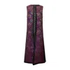 Byvinnik Women's Blue / Purple / Gold Berlin Duster In Semiramide Purple In Multi
