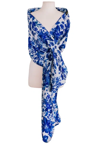 Byvinnik Women's Blue / White Operetta Wrap - I Capuleti E I Montecchi In Blue/white