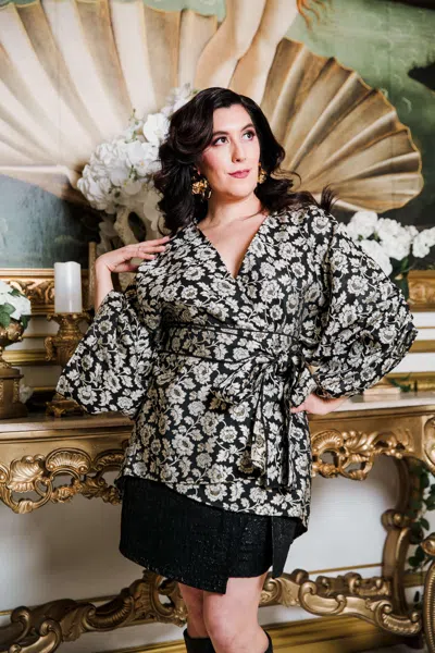 Byvinnik Women's Gold / Black Theater Jacket In Vanessa