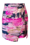 Byvinnik Women's Gold / Pink / Purple Skort In Blonde