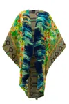Byvinnik Women's Green Coloratura Cape - Cape Cod In Green