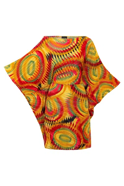 Byvinnik Women's Green / Red / Yellow Halftan In Mission Bay Slink In Multi