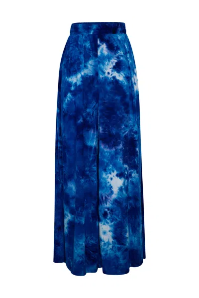 Byvinnik Women's Muse Pants In Tie Dye For - Blue