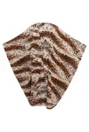 Byvinnik Women's Neutrals / Brown Coloratura Cape In Neutral Animal Print