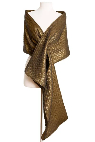 Byvinnik Women's Operetta Wrap -gold Quilt