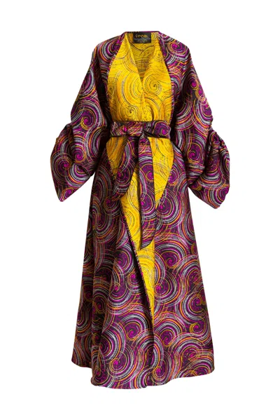 Byvinnik Women's Pink / Purple Parisian Coat In Odyssey