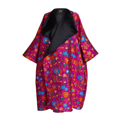 Byvinnik Women's Pink / Purple Reversible Opera Coat In Lakmé In Pink/purple