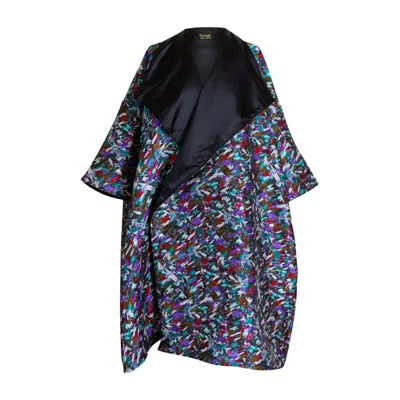 Byvinnik Women's Reversible Opera Coat - Il Barbiere Di Siviglia Cool In Black
