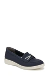 Bzees All Aboard Boat Shoe In Navy Fabric