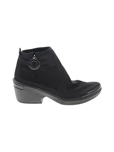 Pre-owned Bzees Ankle Boots In Black