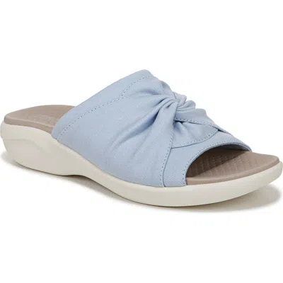 Bzees Cherish Slide Sandal In Blue