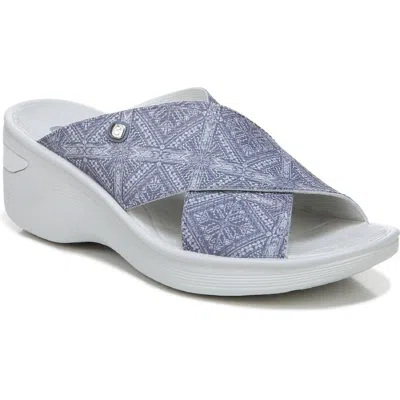 Bzees Desire Womens Woven Stretch Wedges In Multi