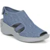 Bzees Dream Womens Cut-out Wedges In Multi