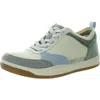 Bzees Dynamic Womens Lace-up Knit Casual And Fashion Sneakers In Green
