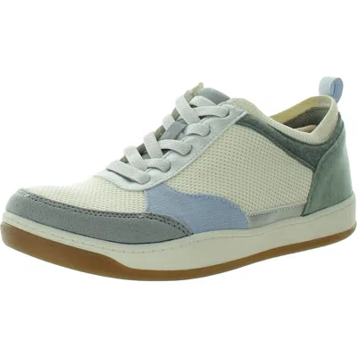 Bzees Dynamic Womens Lace-up Knit Casual And Fashion Sneakers In Green