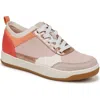 Bzees Dynamic Womens Lace-up Knit Casual And Fashion Sneakers In Neutral