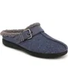 Bzees Eternity Washable Clogs In Blue Fleece Fabric