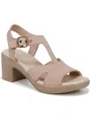 Bzees Everly Machine Washable Block Heel Sandal In Beige