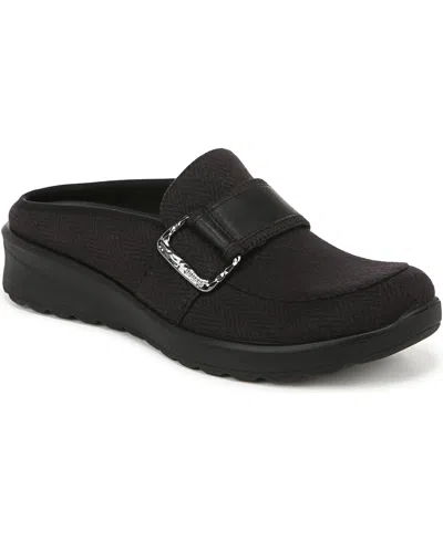 Bzees Galleria Washable Mules In Black Fabric