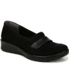 Bzees Gamma 2 Washable Slip On Loafers In Black Fabric