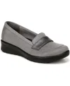 Bzees Gamma 2 Washable Slip On Loafers In Graphite Fabric