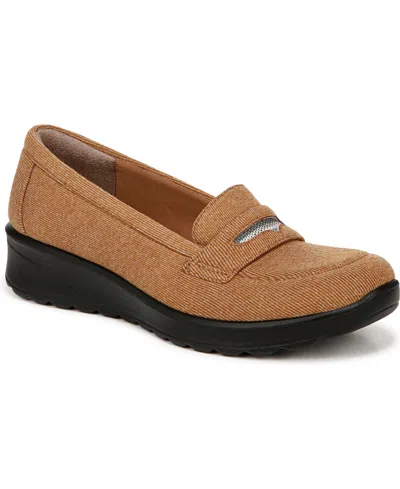 Bzees Gamma Washable Slip Ons In Whiskey Tan Microfiber