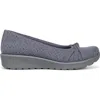 Bzees Gem 2 Ballet Flat In Blue Floral