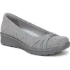 Bzees Gem 2 Ballet Flat In Grey Floral
