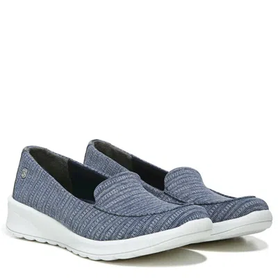 Bzees Get Movin Sneakers Navy Slip On Comfort Casual Shoes Zap783 In Blue
