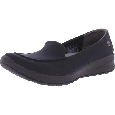 Bzees Get Movin' Womens Slip On Loafer Casual And Fashion Sneakers In Black