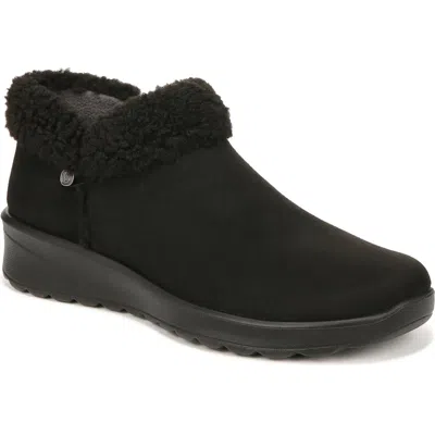 BZEES GIFT WOMENS FAUX SUEDE SLIP ON BOOTIES