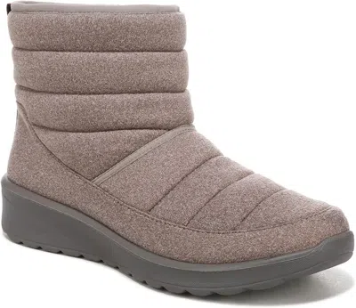 Bzees Glacier I1741f1-250 Boots Women's Taupe Zipper Round Toe Ankle Jobb729 In Brown