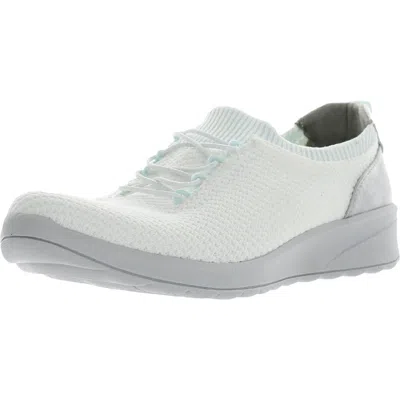 Bzees Gold Rush Womens Everyday Cling Lace Athletic And Training Shoes In White