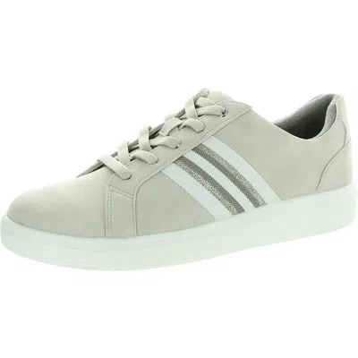 Bzees Happy Friday Womens Faux Leather Low Top Casual And Fashion Sneakers