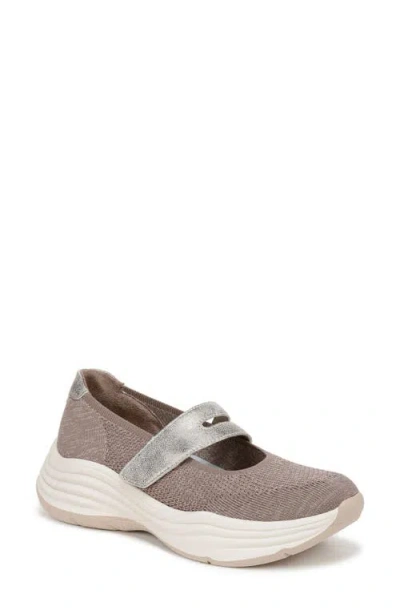 Bzees Intuition Mary Jane Sneaker In Brown Knit
