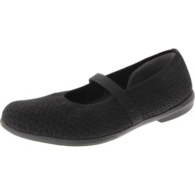 Bzees Keynote Womens Lifestyle Knit Mary Janes In Black