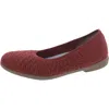 Bzees Khloe Knit Ballet Flat In Red